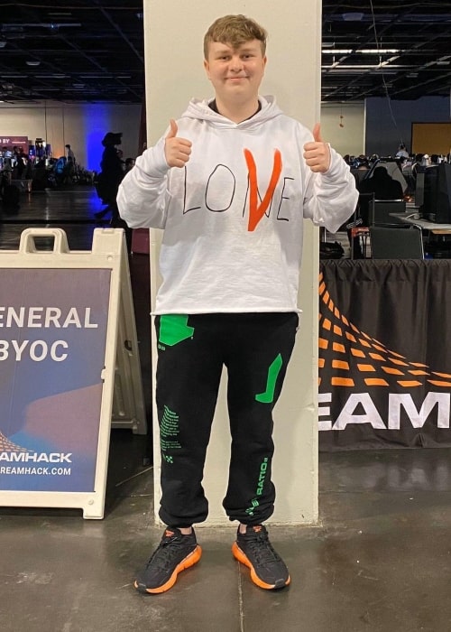 Benjyfishy as seen in a picture that was taken in February 2020