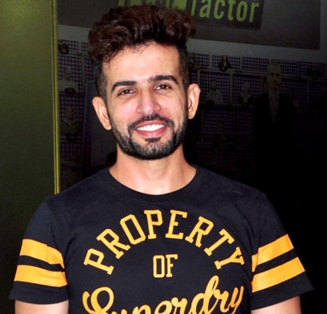 Bhanushali pictured at the success bash of 'The Voice India Kids' in 2016