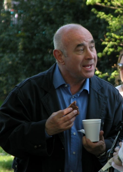 Bob Hoskins on the set of 'Ruby Blue' in February 2008