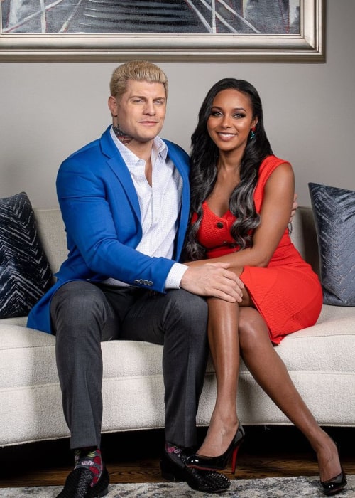 Brandi Rhodes and Cody Rhodes, as seen in December 2020