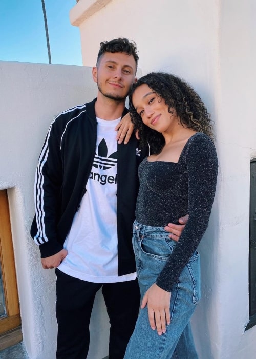David Alvarez as seen in a picture that was taken with his bestfriend singer, songwriter, and dancer Nezza in June 2020