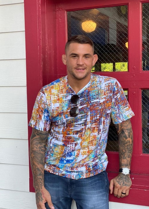 Dustin Poirier as seen in an Instagram Post in December 2020