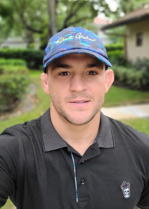 Dustin Poirier in an Instagram selfie from October 2020