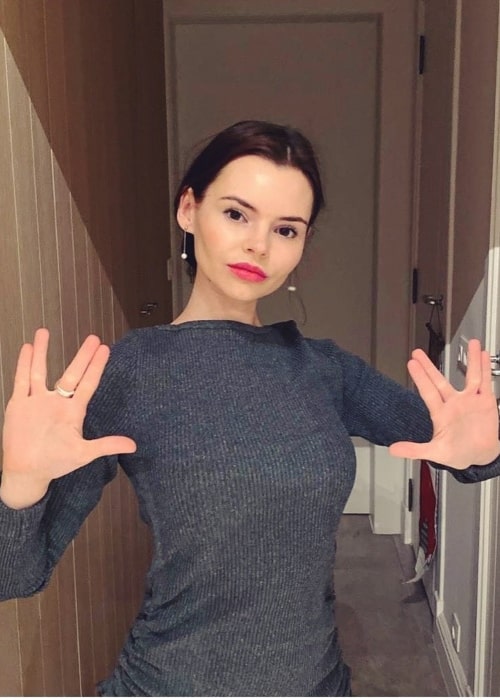 Eline Powell as seen in a picture that was taken in December 2019