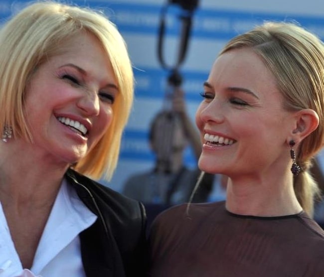 Ellen Barkin (Left) and Kate Bosworth at the Deauville American film festival in 2011