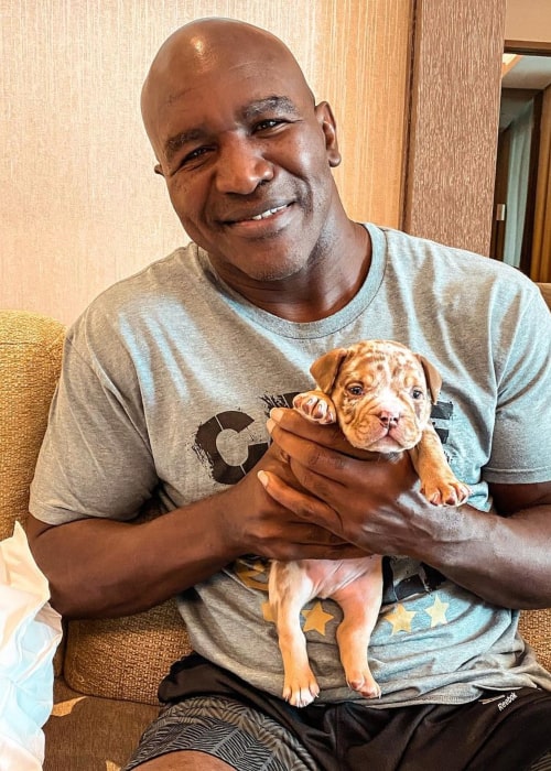 Evander Holyfield as seen in an Instagram Post in November 2020