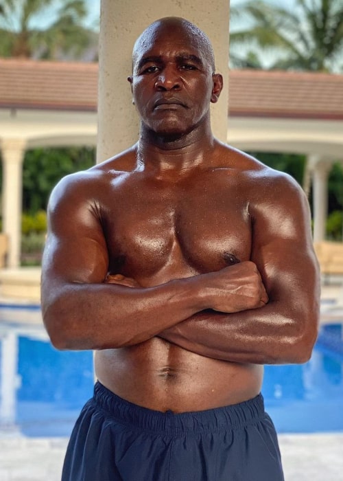 Evander Holyfield as seen in an Instagram Post in September 2020