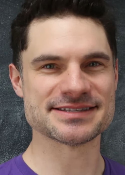 Flula Borg as seen while appearing in the Vlogbrothers video '47 YouTubers Laugh Without Smiling' in April 2016