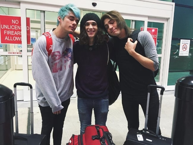 From Left to Right - Awsten Knight, Otto Wood, and Geoff Wigington