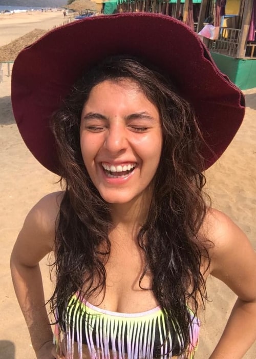 Isha Talwar as seen while smiling in an Instagram post in January 2021