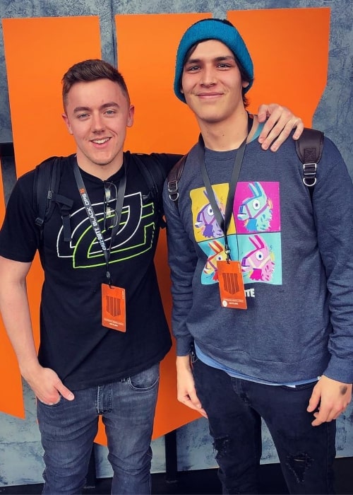 James Spratt as seen in a picture that was taken with gamer FaZe Pamaj in May 2018