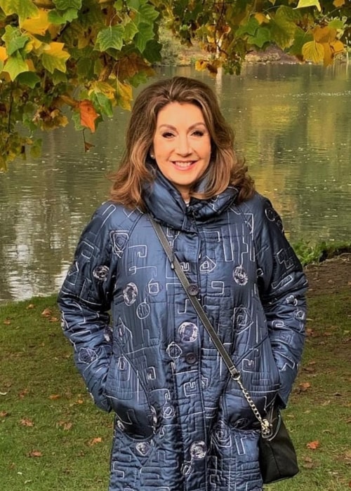 Jane McDonald as seen in an Instagram Post in October 2020