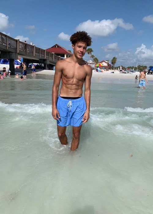 Jared Jones as seen in a picture that was taken at Clearwater Beach in June 2019