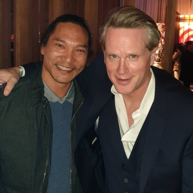 Jason Scott Lee (Left) and Cary Elwes in February 2020