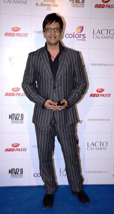 Javed Jaffrey at Colors Indian Telly Awards in June 2012