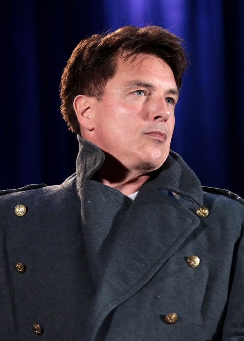 John Barrowman as seen while speaking at the 2019 Phoenix Fan Fusion in Phoenix, Arizona