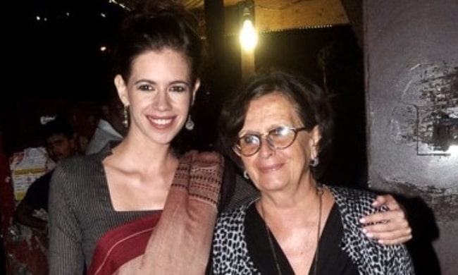 Kalki Koechlin (Left) with her mother Francoise Armandie at Prithvi Fest in May 2016