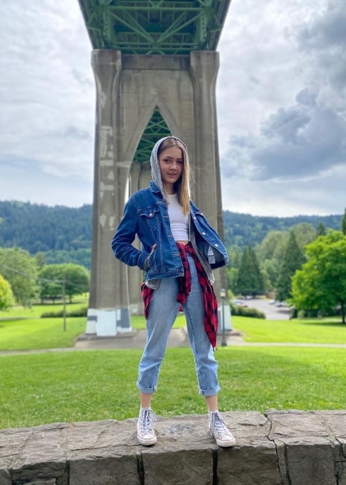 Katie Beth Hall as seen in a picture that was taken in June 2020, in Portland, Oregon