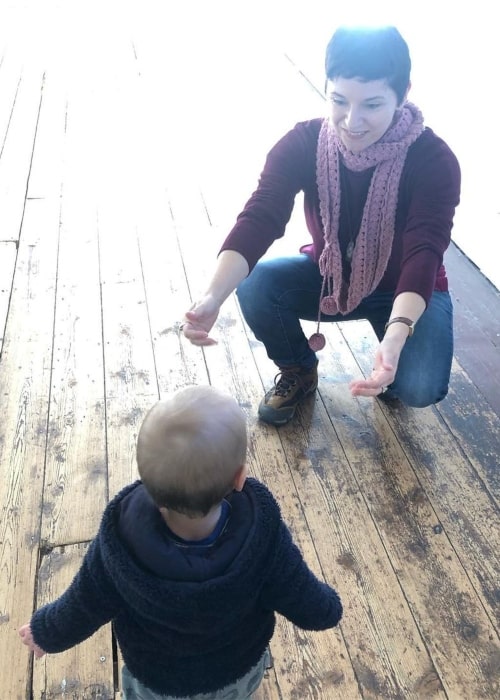 Kerith Atkinson as seen in a picture with her nephew in June 2019