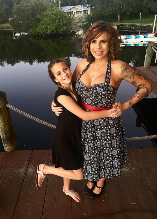 Lily LaBrant as seen in a picture with her mother Sheri LaBrant at Saint Petersburg, Florida in November 2020