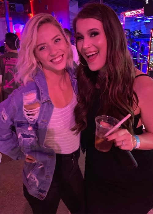 Lily Marston as seen in a picture that was taken with YouTuber Jessi Smiles at the Two Bit Circus in Los Angeles in July 2019