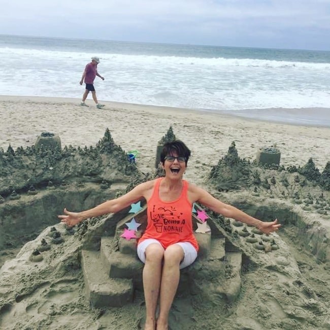 Lucie Arnaz as seen in a picture that was taken in Del Mar, California in August 2019