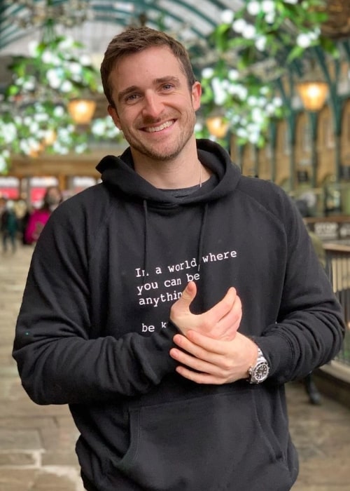 Matthew Hussey as seen in a picture that was taken in Covent Garden, London in December 2020