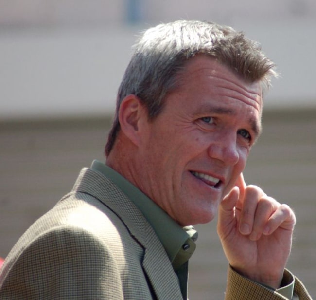 Neil Flynn pictured at a ceremony for Patricia Heaton to receive a star on the Hollywood Walk of Fame in 2012