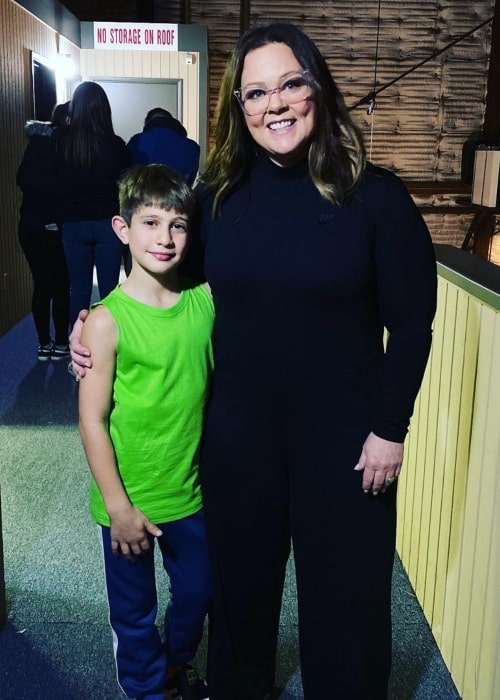 Nidal Wonder as seen in a picture that was taken with actress and comedian Melissa McCarthy in Warner Bros. StudiosBurbank, California in March 2020