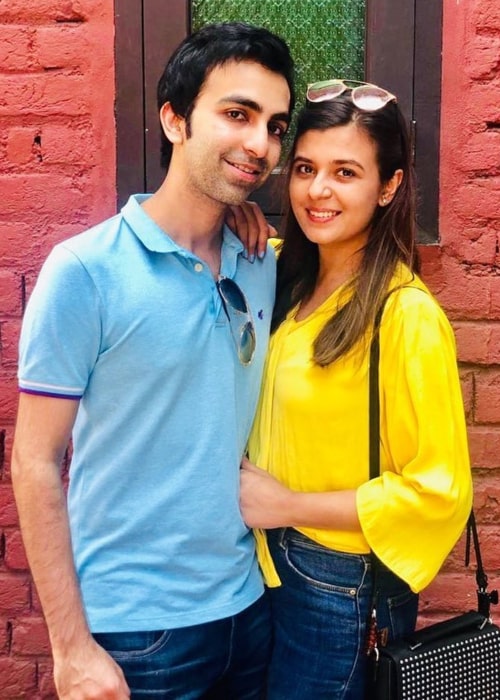 Pankaj Advani and Saniya Shadadpuri, as seen in October 2020