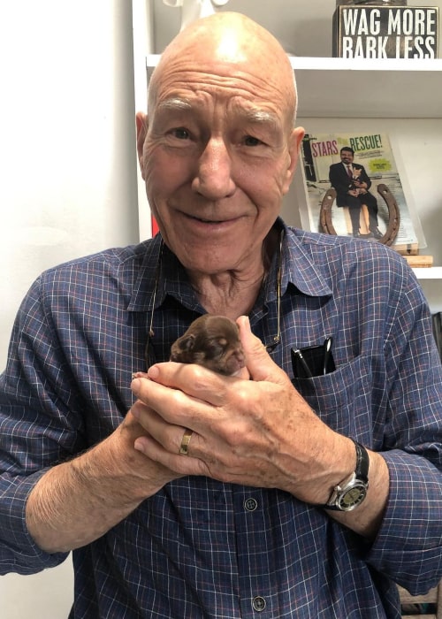 Patrick Stewart as seen in an Instagram Post in June 2019