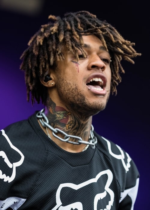 Scarlxrd performing in June 2018