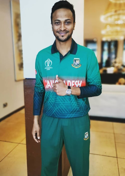 Shakib Al Hasan as seen in an Instagram Post in May 2019