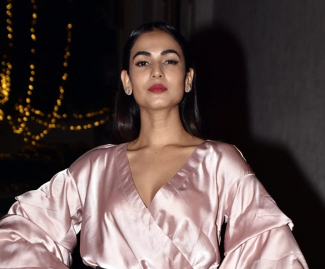 Sonal Chauhan as seen while pictured at Krishika Lulla’s birthday bash in December 2017