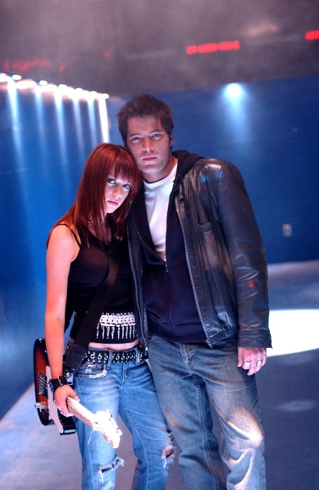 Tim Rozon as seen while posing for a picture alongside Alexz Johnson in February 2008