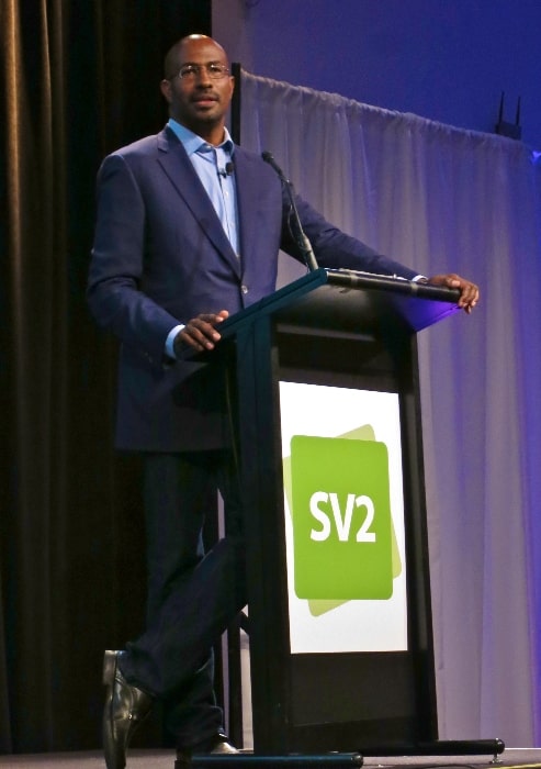 Van Jones as seen while speaking at an event in 2014