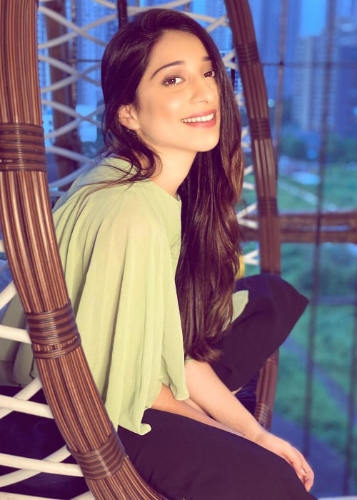 Vrushika Mehta as seen while smiling for a picture in November 2020