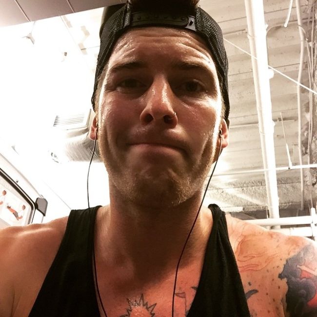 Zack Merrick as seen during his workout in 2015