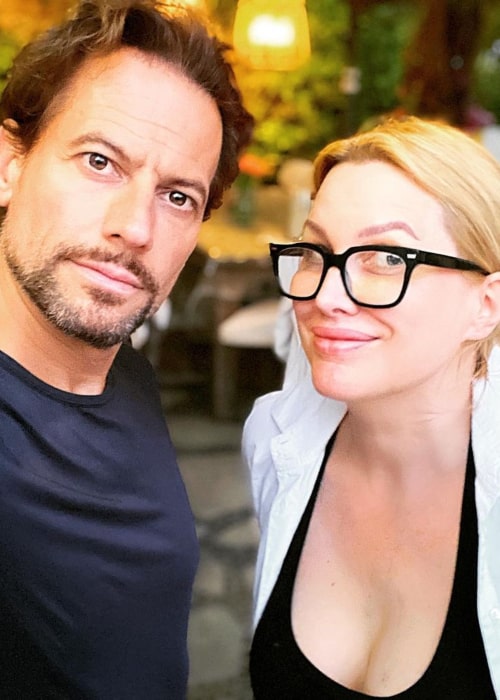 Alice Evans and Ioan Gruffudd, as seen in August 2020