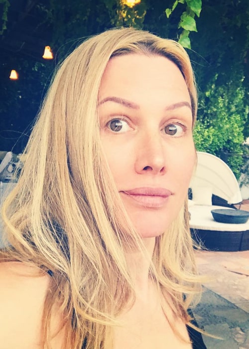 Alice Evans in an Instagram selfie from July 2018