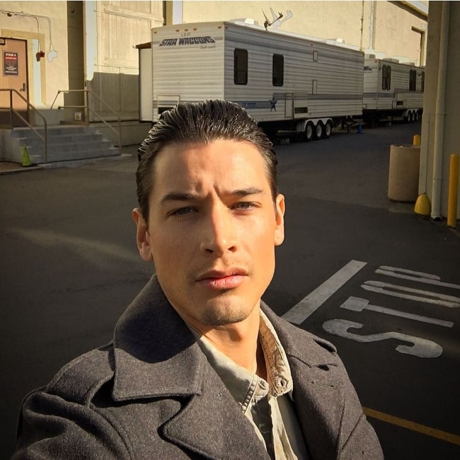 Andrew Gray as seen while taking a selfie at Paramount Studios in January 2020