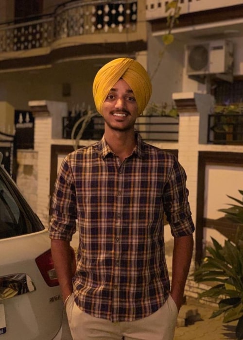 Arshdeep Singh as seen in an Instagram Post in February 2020