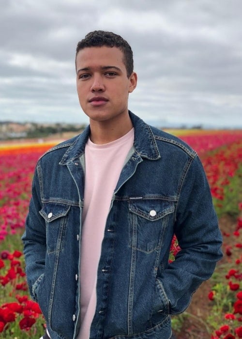 Bradley Constant posing for the camera in San Diego, California in April 2019