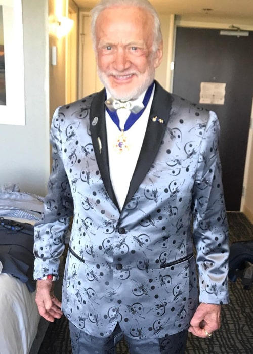 Buzz Aldrin as seen in an Instagram Post in May 2017