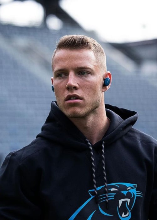 Christian McCaffrey as seen in an Instagram Post in January 2021