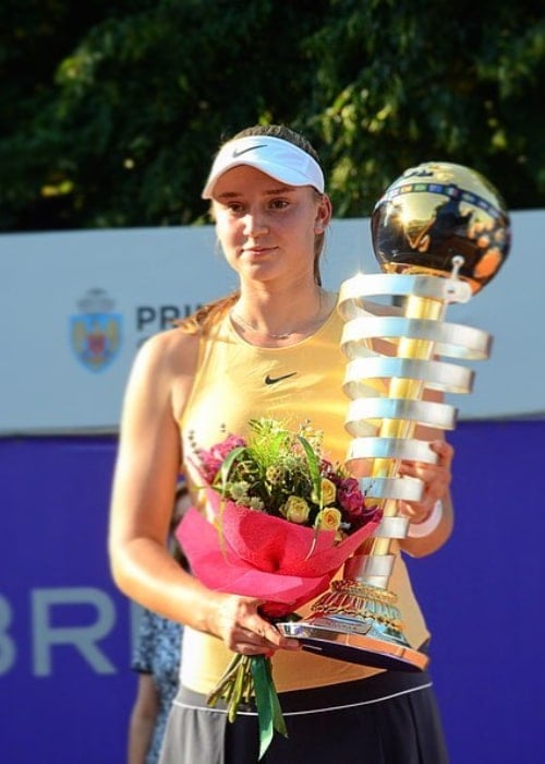 Elena Rybakina as seen in an Instagram Post in July 2019