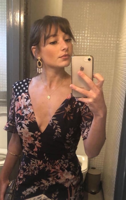 Elisha Applebaum as seen while taking a mirror selfie in April 2019