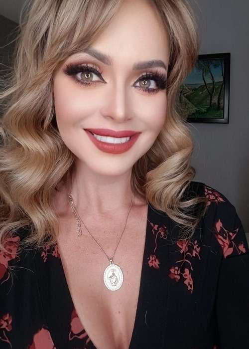 Gabriela Spanic as seen while taking a selfie in January 2021