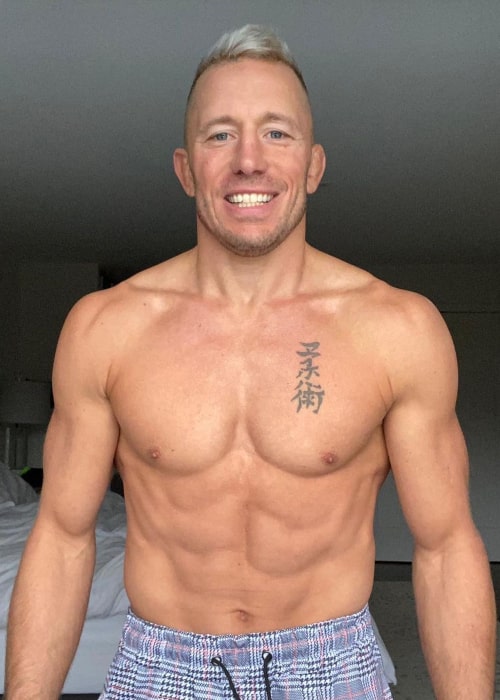 Georges St-Pierre as seen in an Instagram Post in December 2020