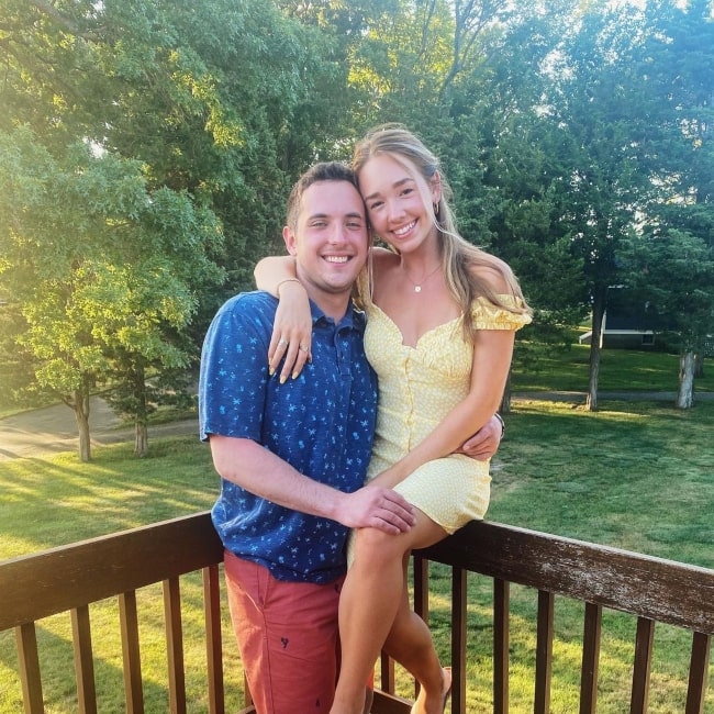 Holly Taylor making a sweet pair with her beau in July 2020